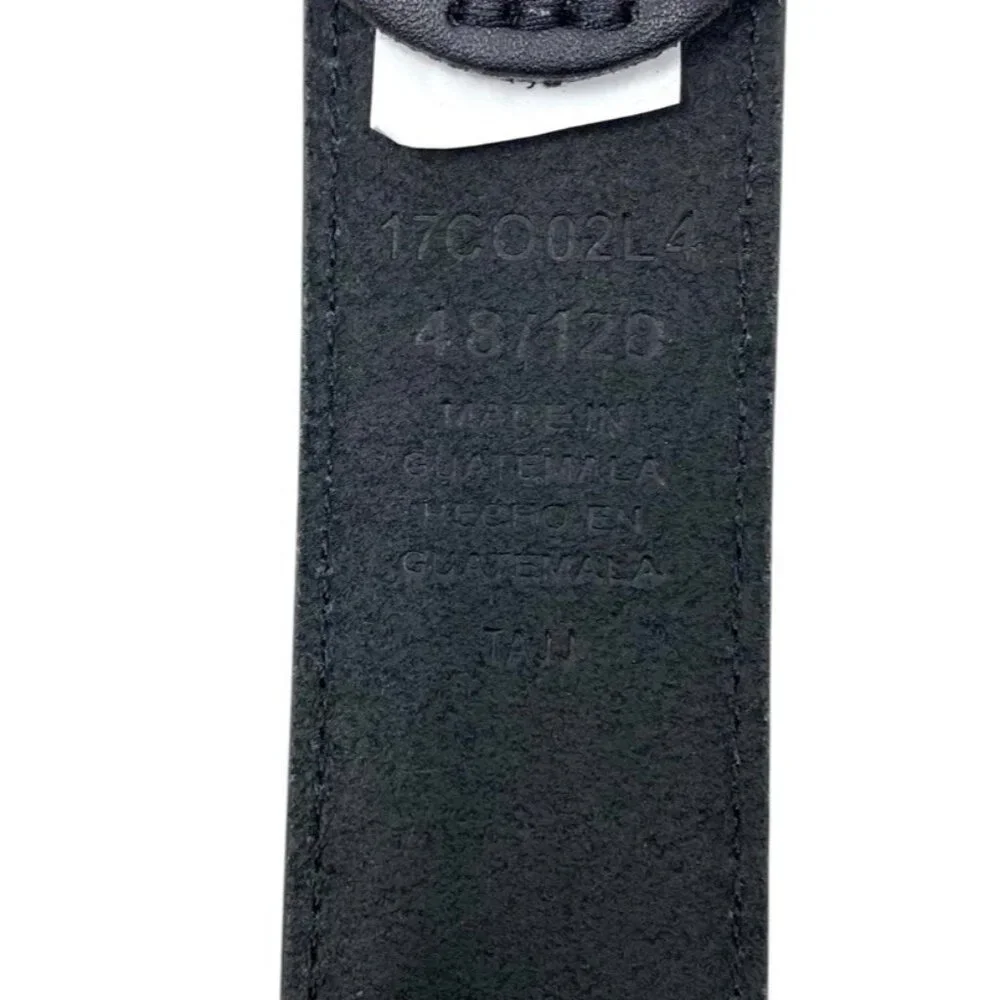 Columbia Sportswear Company Black Solid Logo Outdoor Workwear Career Belt Sz 48‎